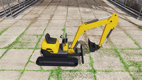 Mini excavator for Farming Simulator 2017 